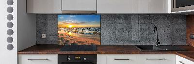 Panel lacobel Zachód słońca plaża