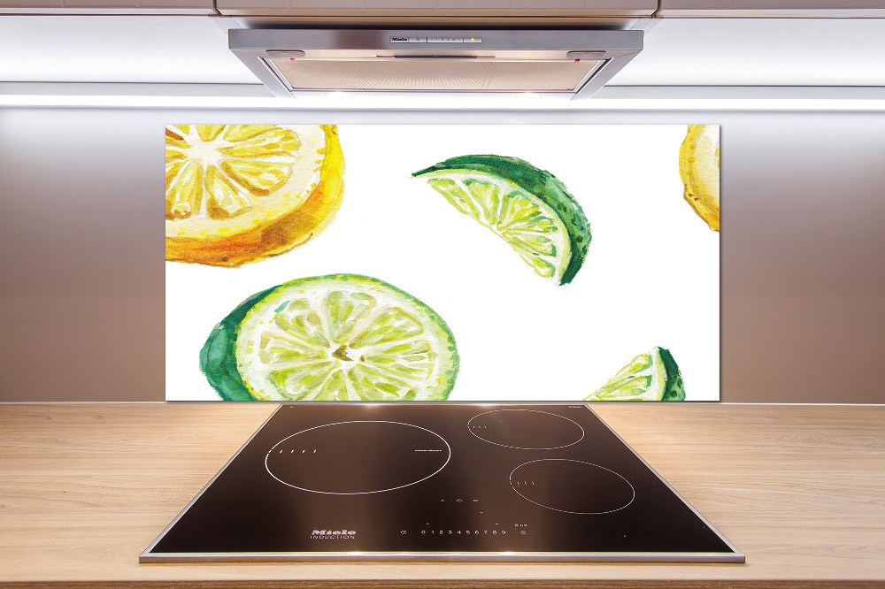 Panel do kuchni Cytryna i limonka