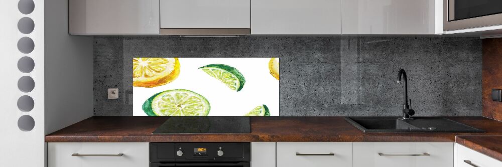 Panel do kuchni Cytryna i limonka