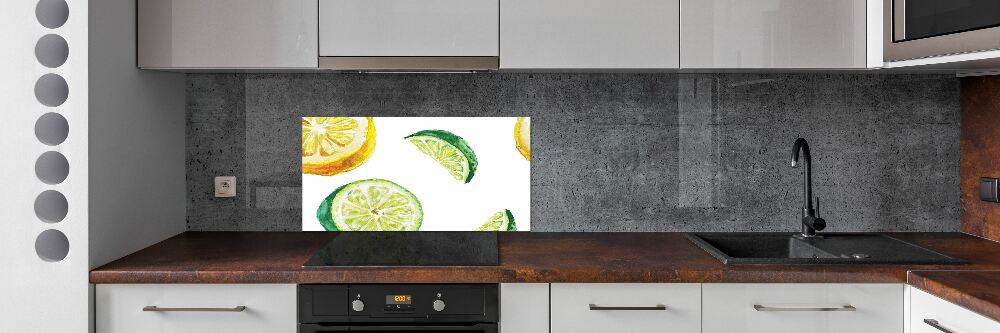 Panel do kuchni Cytryna i limonka