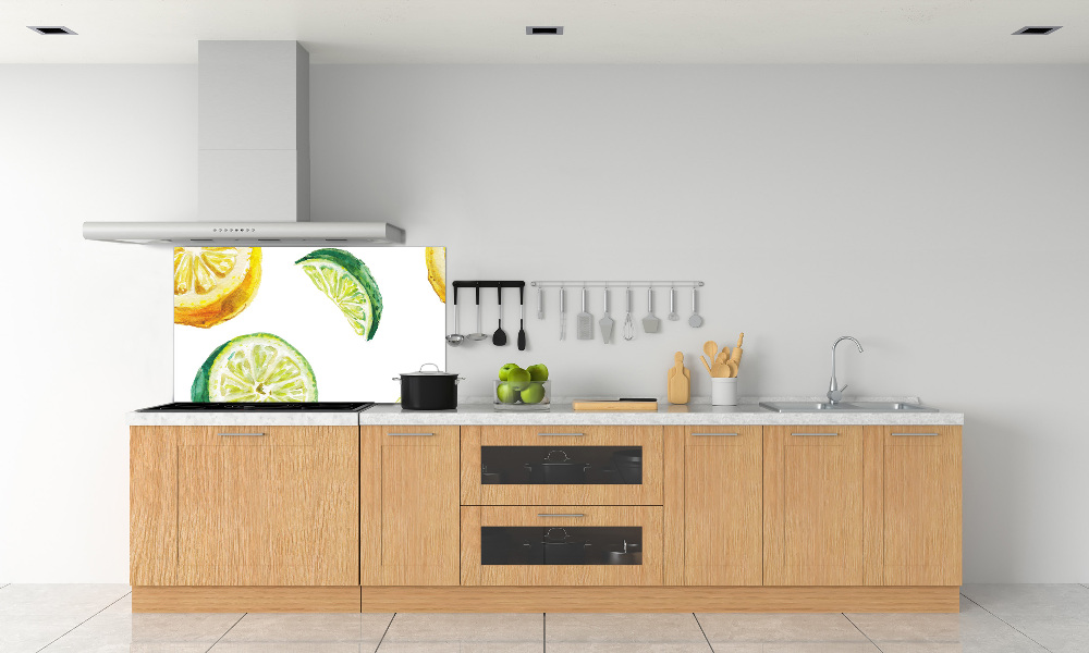 Panel do kuchni Cytryna i limonka