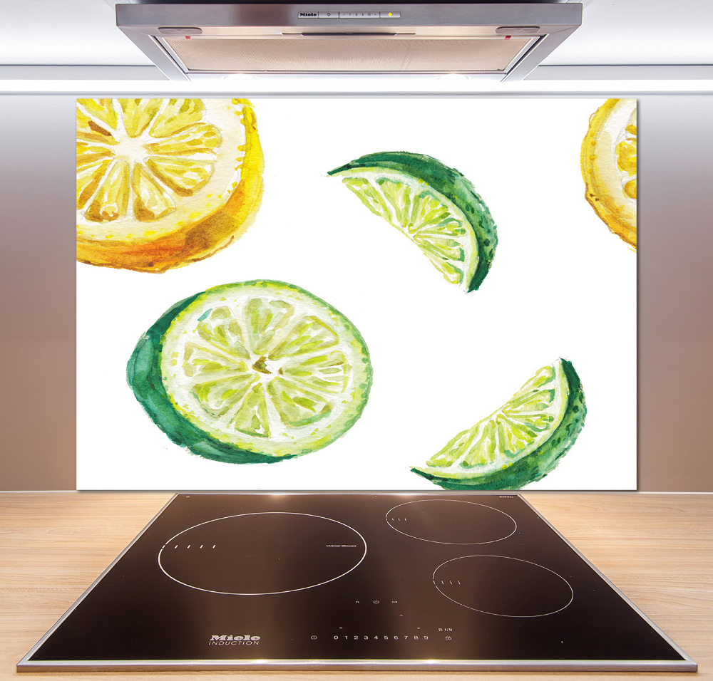 Panel do kuchni Cytryna i limonka