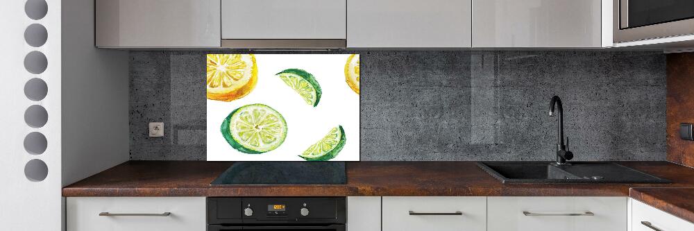 Panel do kuchni Cytryna i limonka