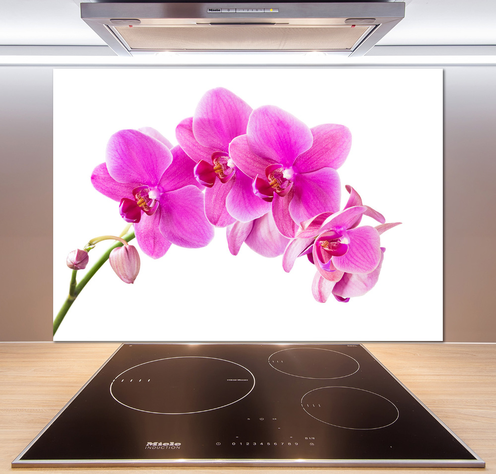 Panel do kuchni Różowa orchidea