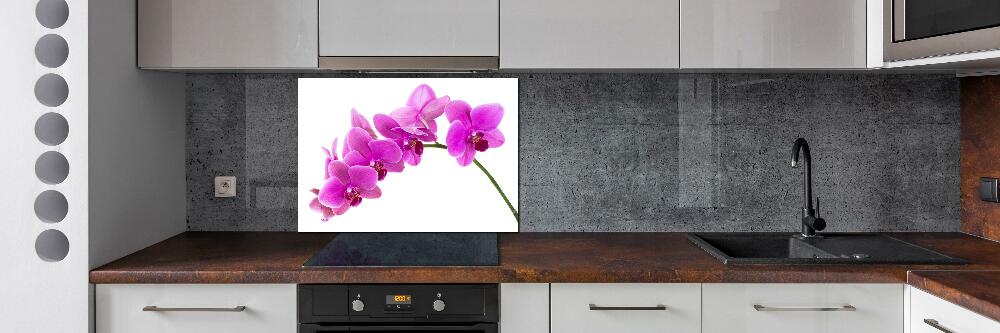 Panel do kuchni Różowa orchidea