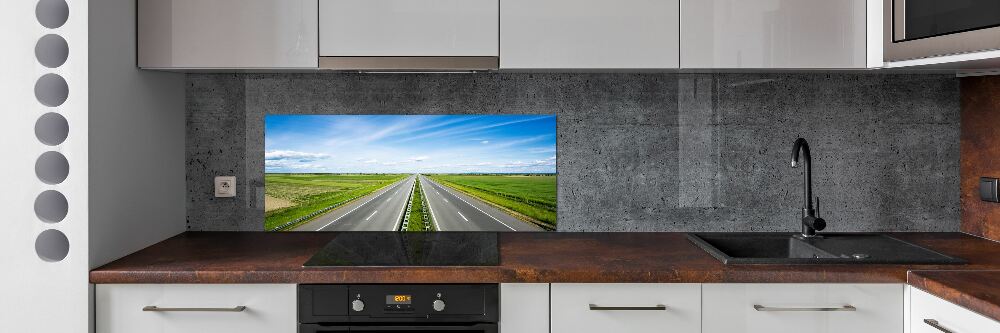 Panel dekor szkło Autostrada