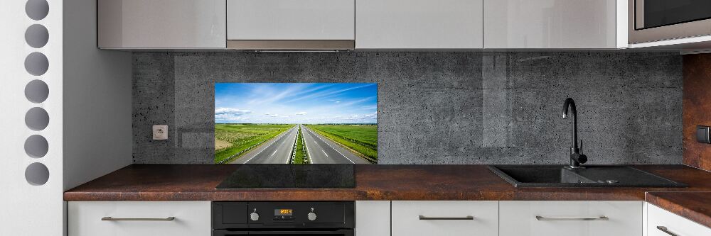 Panel dekor szkło Autostrada