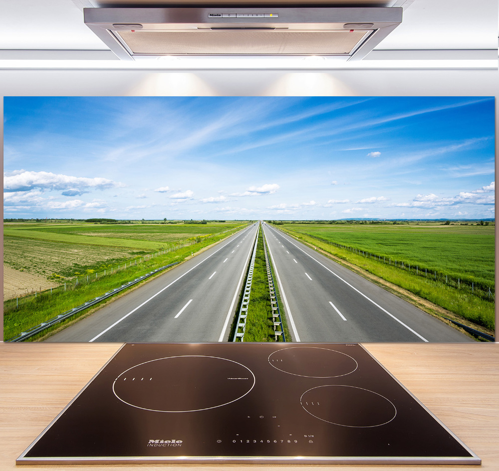Panel dekor szkło Autostrada