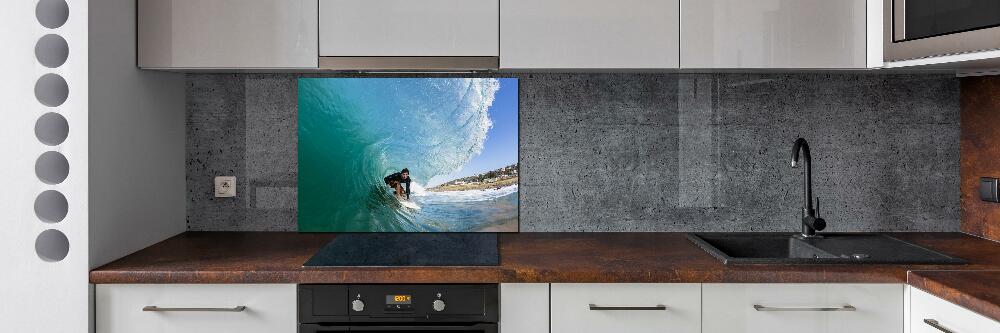 Panel do kuchni Surfer na fali