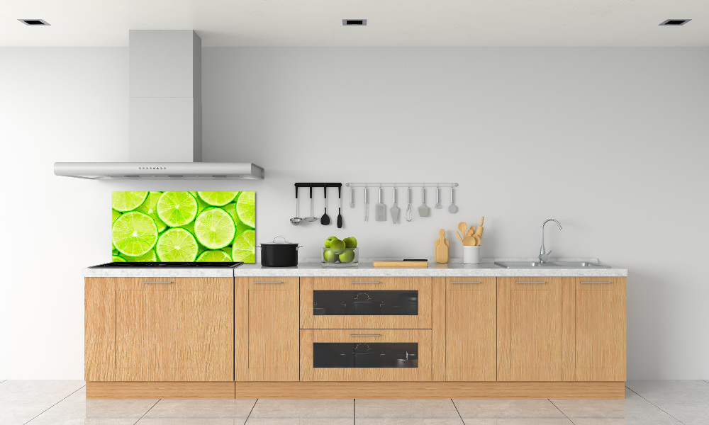 Panel szklany do kuchni Limonki