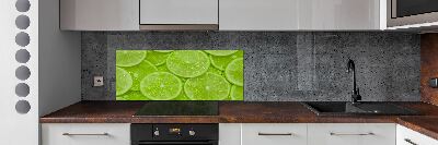 Panel szklany do kuchni Limonki