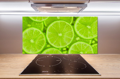 Panel szklany do kuchni Limonki