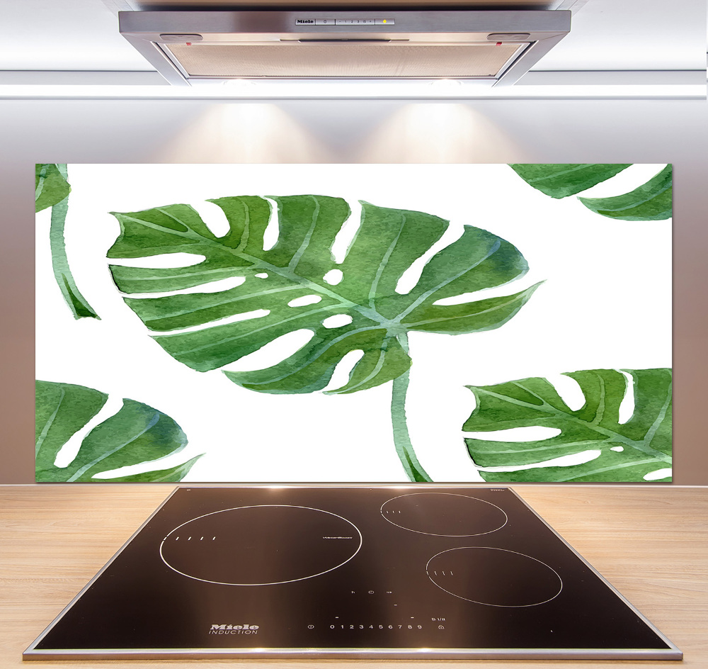 Panel między meble w kuchni Monstera