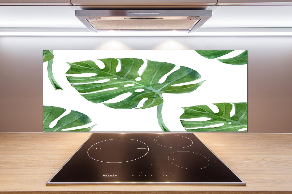 Panel między meble w kuchni Monstera