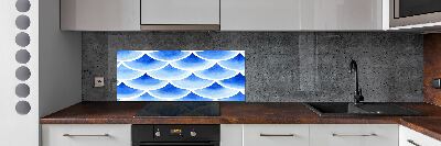 Panel dekor szkło Rybie łuski