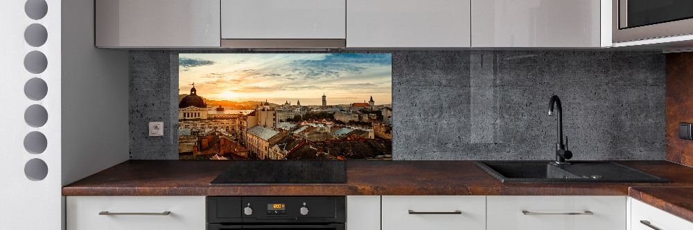 Panel do kuchni Wschód słońca Lwów