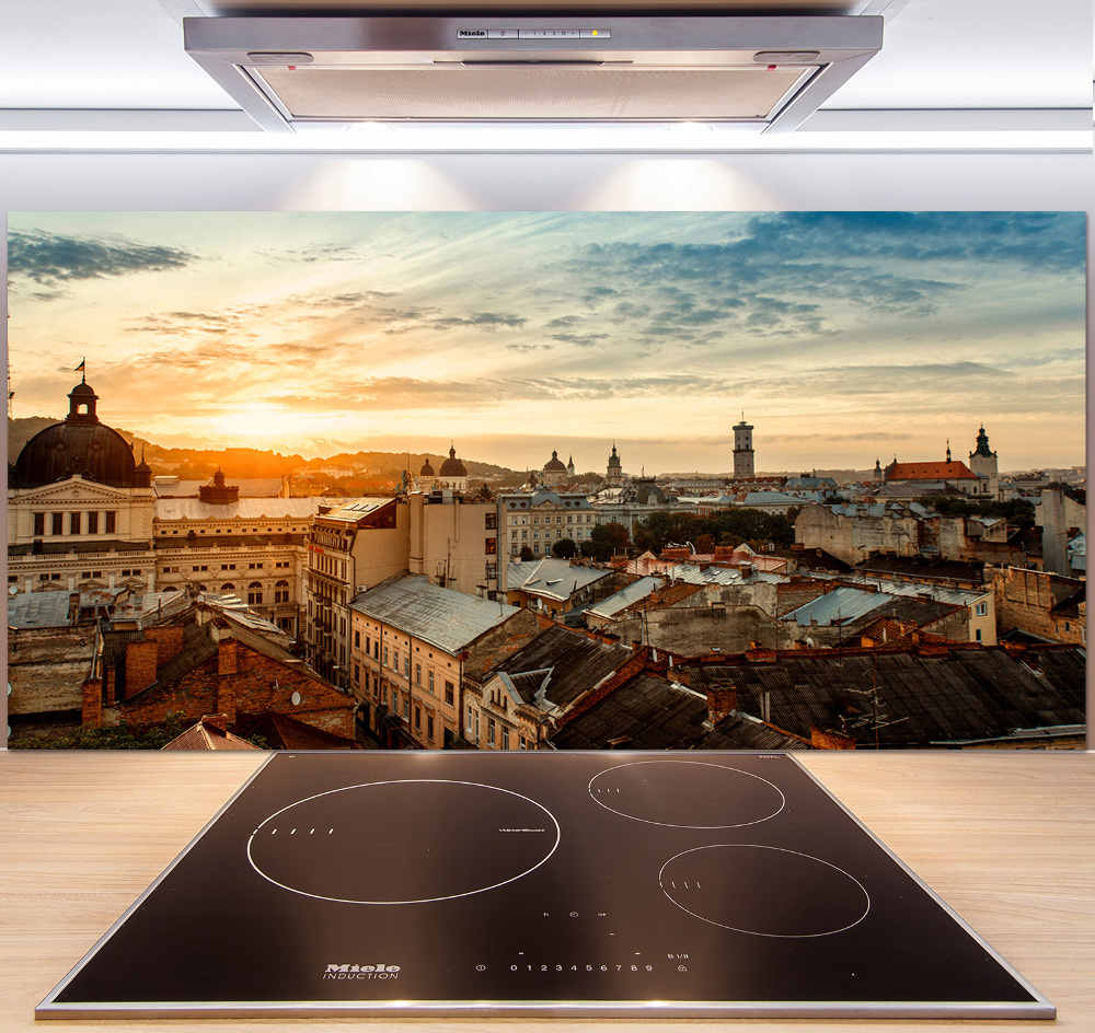 Panel do kuchni Wschód słońca Lwów