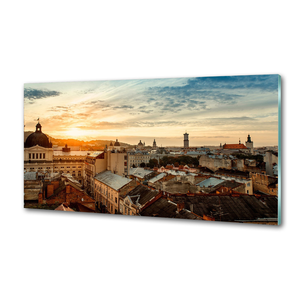 Panel do kuchni Wschód słońca Lwów