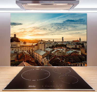 Panel do kuchni Wschód słońca Lwów