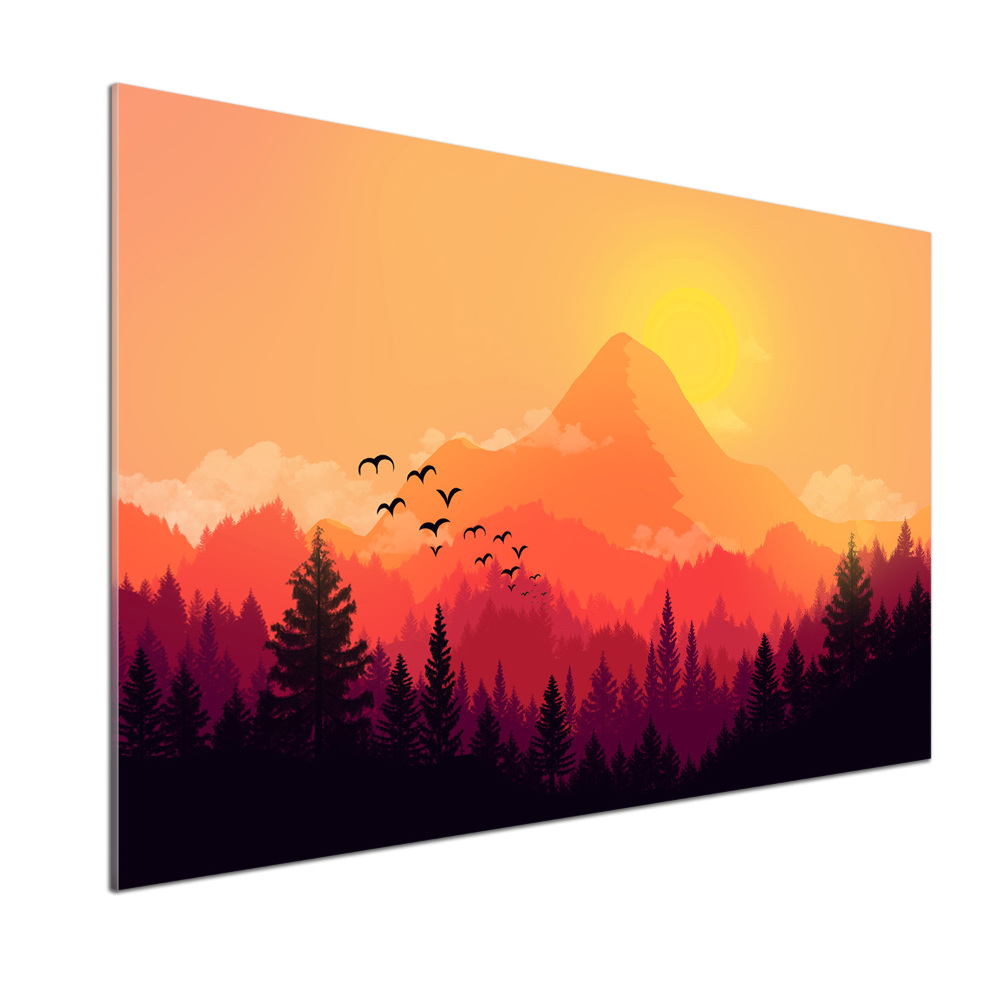 Panel do kuchni Górski pejzaż