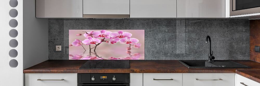 Panel do kuchni Różowa orchidea