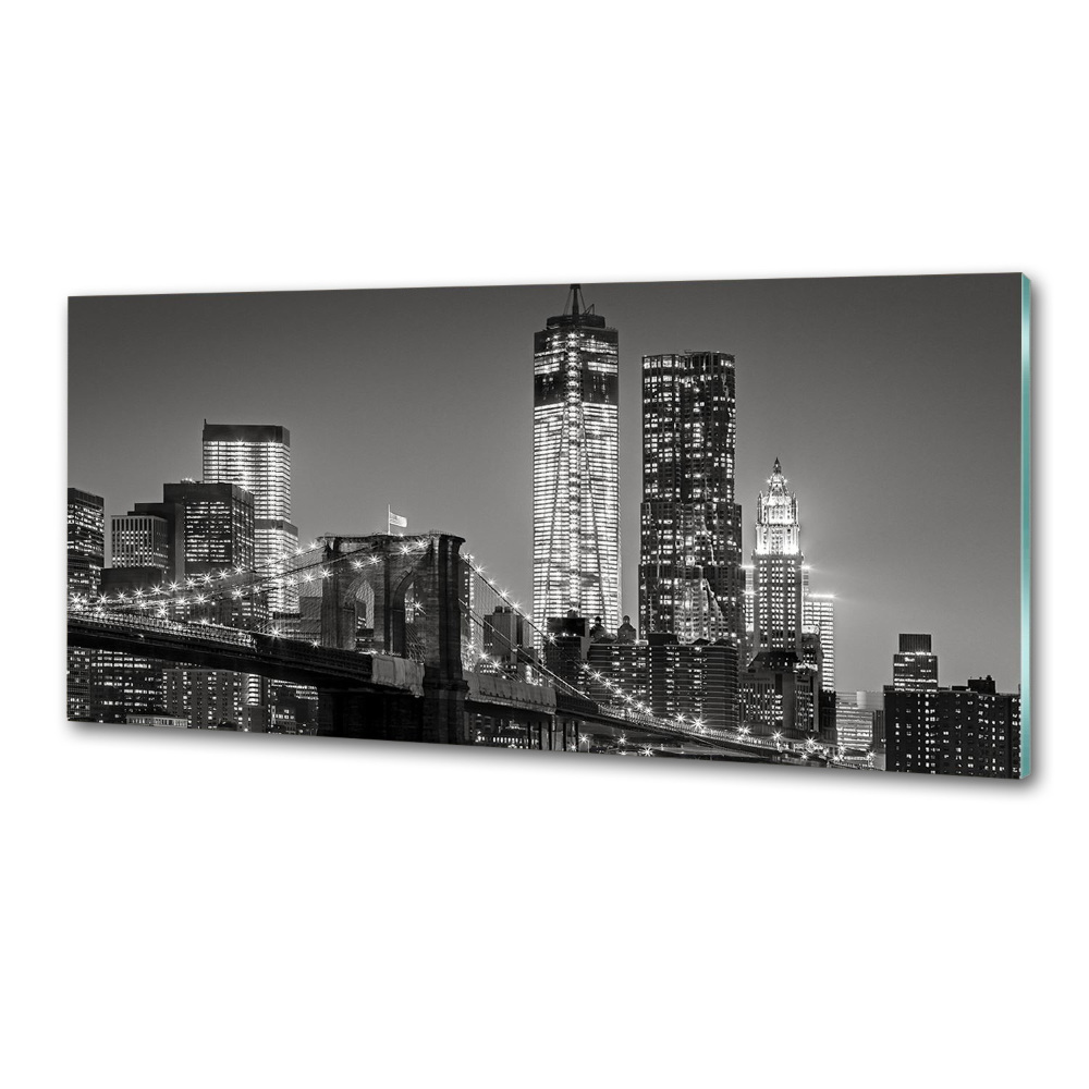 Panel do kuchni Manhattan nocą