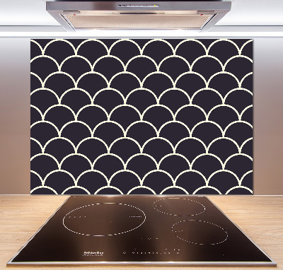 Panel dekor szkło Rybie łuski