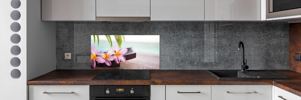 Panel między meble w kuchni Plumeria