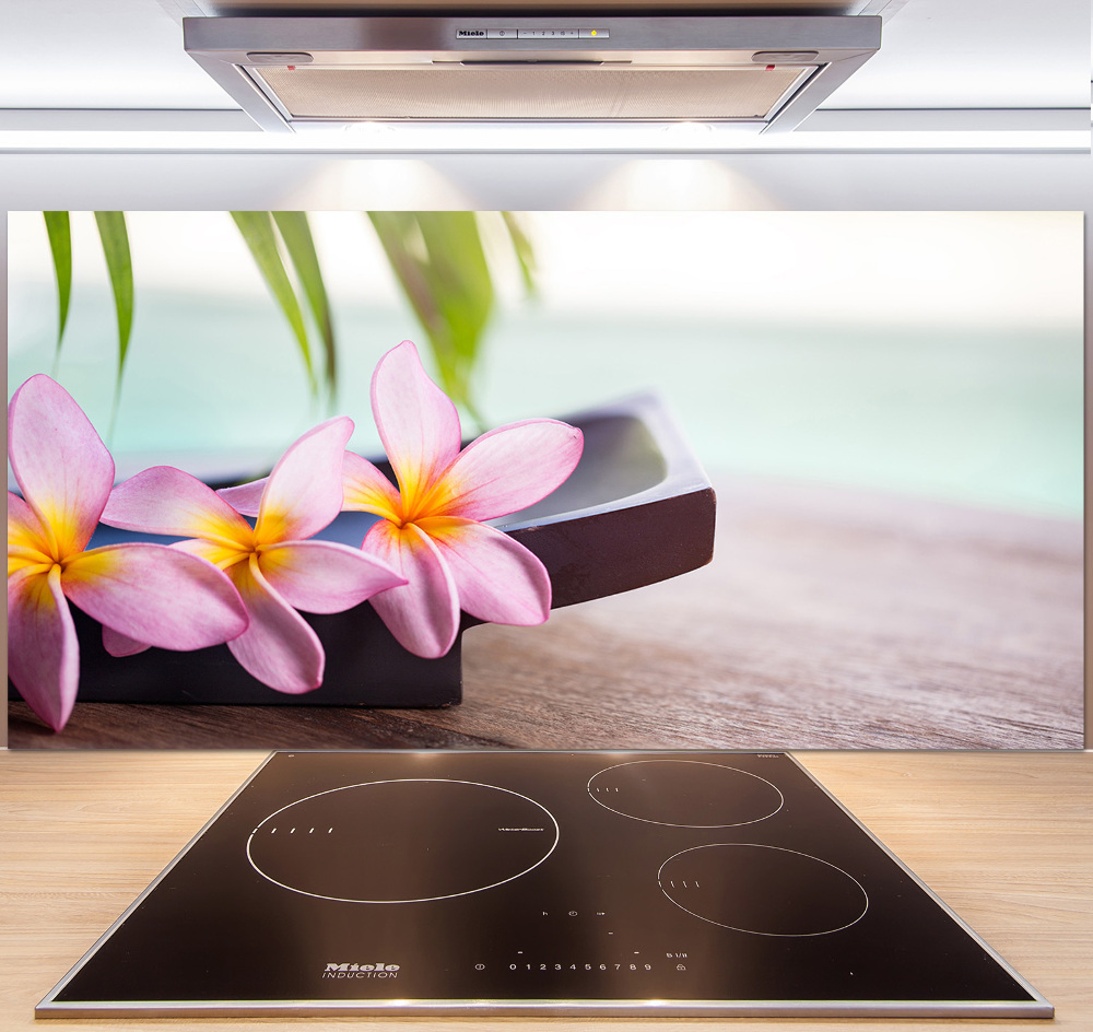 Panel między meble w kuchni Plumeria