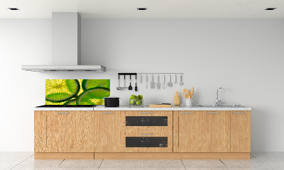 Panel szklany do kuchni Limonka