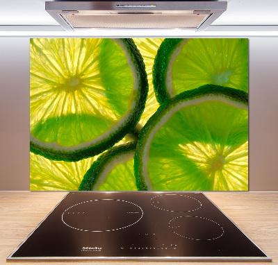 Panel szklany do kuchni Limonka