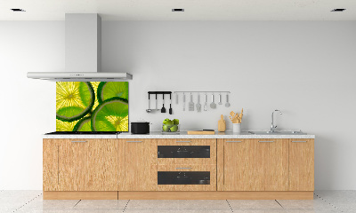 Panel szklany do kuchni Limonka