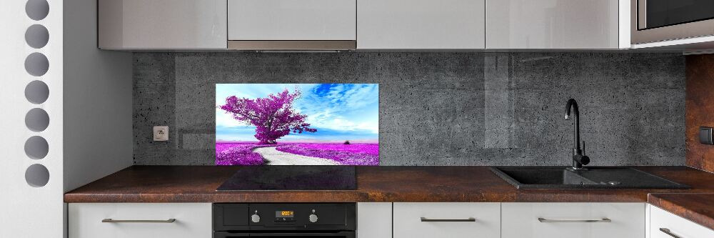 Panel do kuchni Drzewo i ścieżka
