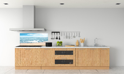 Panel szklany do kuchni Plaża