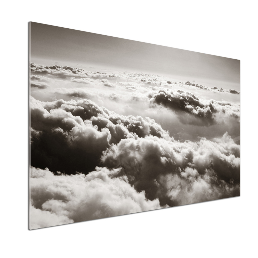 Panel lacobel Chmury z lotu ptaka
