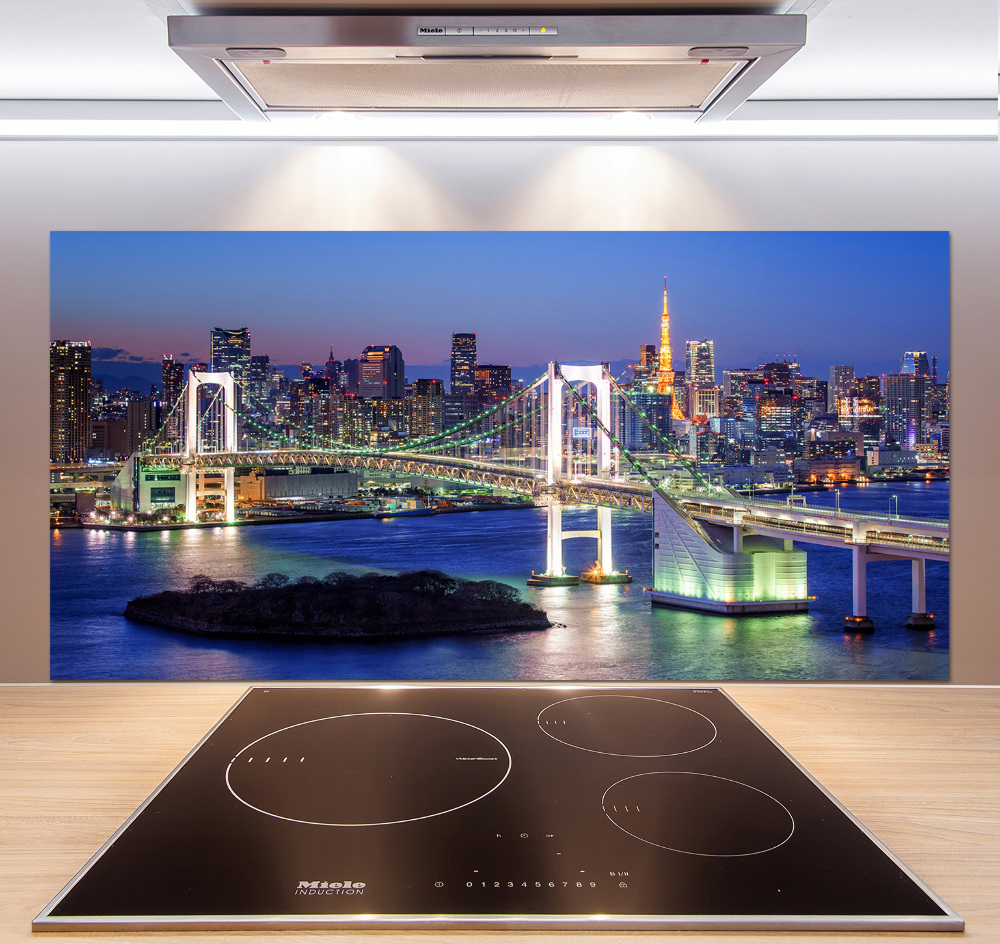 Panel dekor szkło Most w Tokio
