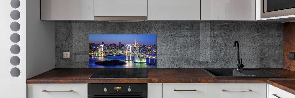Panel dekor szkło Most w Tokio