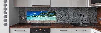 Panel do kuchni Tropikalna plaża