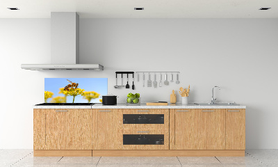 Panel lacobel Pszczoła na kwiatku
