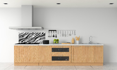Panel między meble w kuchni Zebra tło