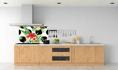 Panel do kuchni Hawajskie kwiaty