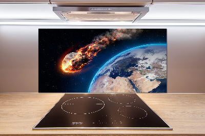 Panel do kuchni Spadający meteor