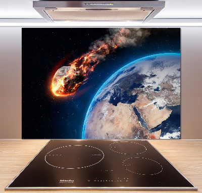 Panel do kuchni Spadający meteor