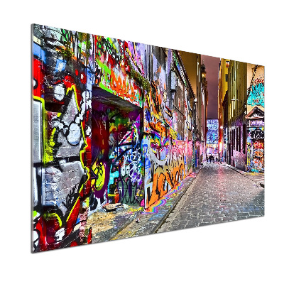Panel do kuchni Kolorowe graffiti