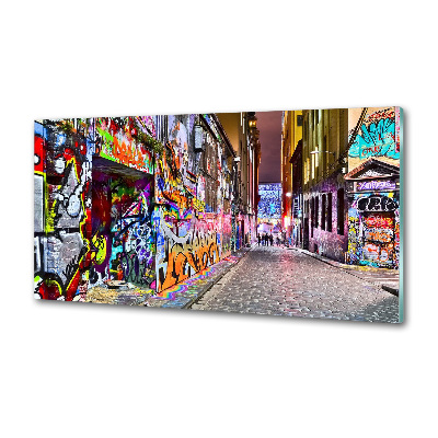 Panel do kuchni Kolorowe graffiti