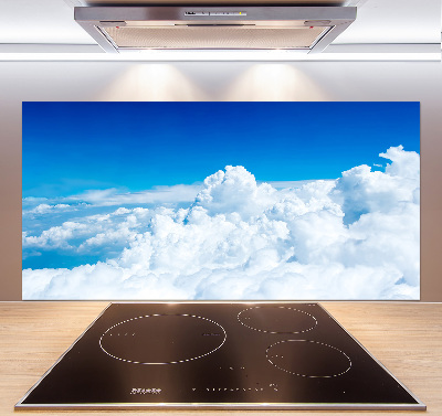 Panel lacobel Chmury z lotu ptaka