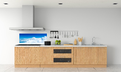 Panel lacobel Chmury z lotu ptaka