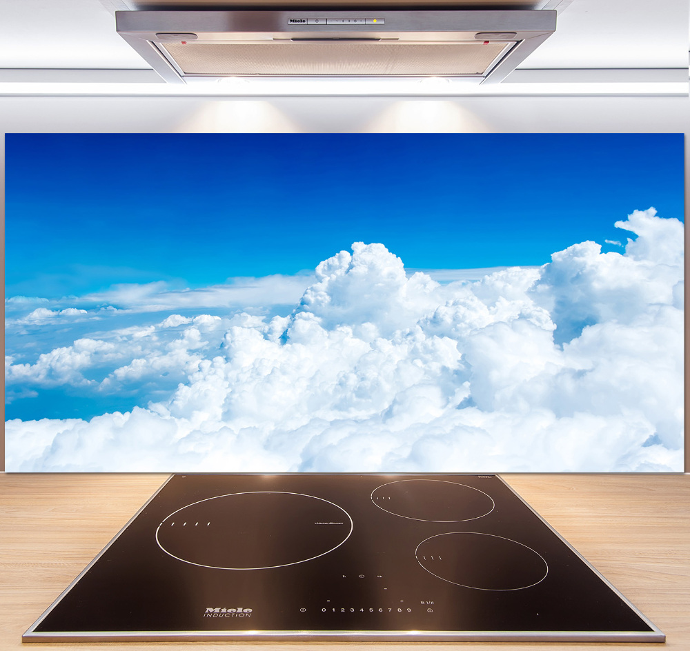 Panel lacobel Chmury z lotu ptaka
