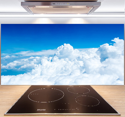 Panel lacobel Chmury z lotu ptaka