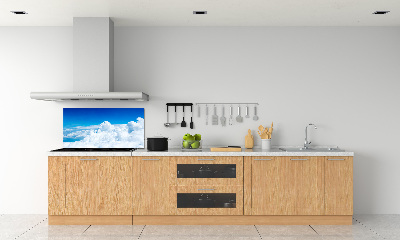 Panel lacobel Chmury z lotu ptaka